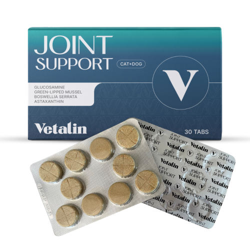 vetalin joint support glucosamine groenlipmossel honden en katten